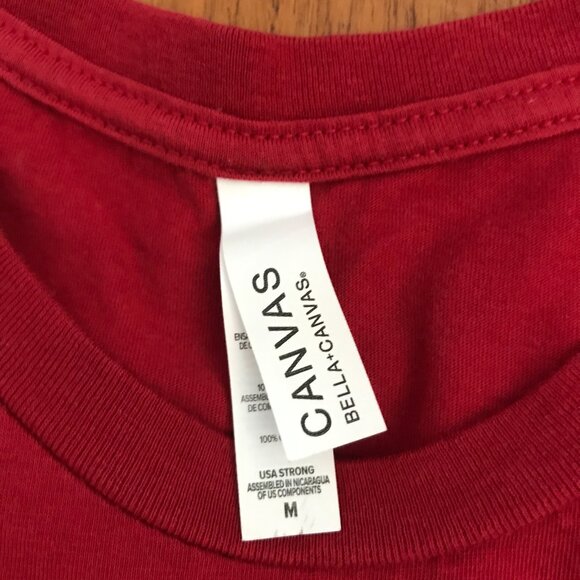 RARE Troegs Brewing Company THE MAD ELF Christmas Red Beer T-Shirt Men's Medium - Picture 7 of 7